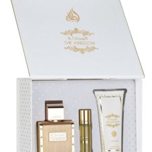 Lattafa Gift Set – The Kingdom Man 100Ml – 12ml – Shower Gel